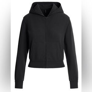 SKIMS Soft Lounge Zip Up Hoodie Black XL NWT